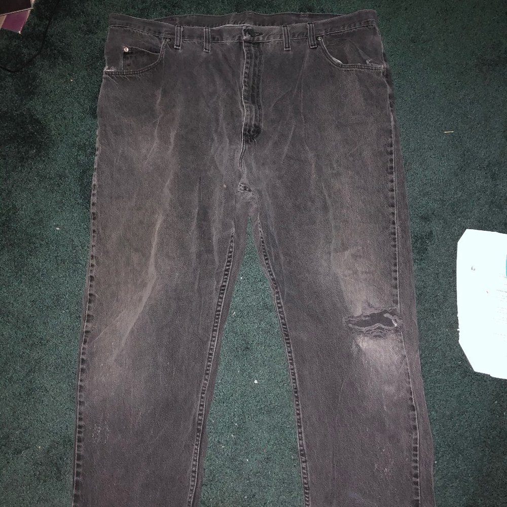 Light grey denim jeans, size 46 x 30